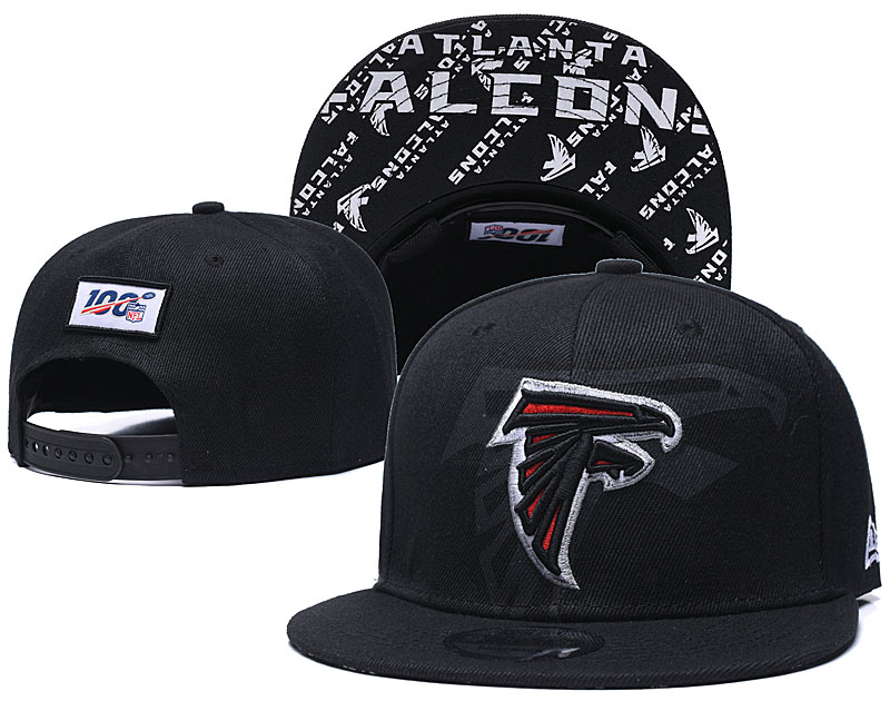 2020 NFL Atlanta Falcons hat black->->Sports Caps